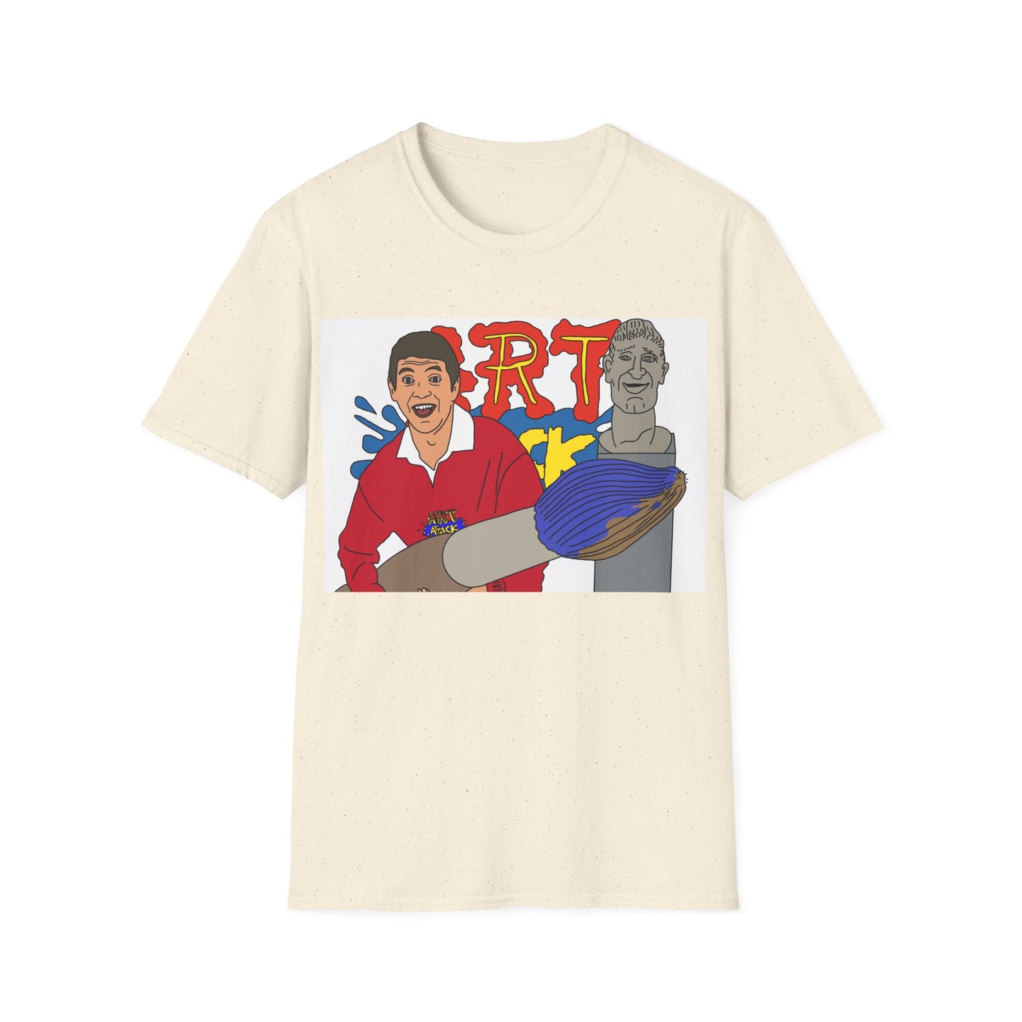 Art Attack 90s T-Shirt — Funny Graphic Tee