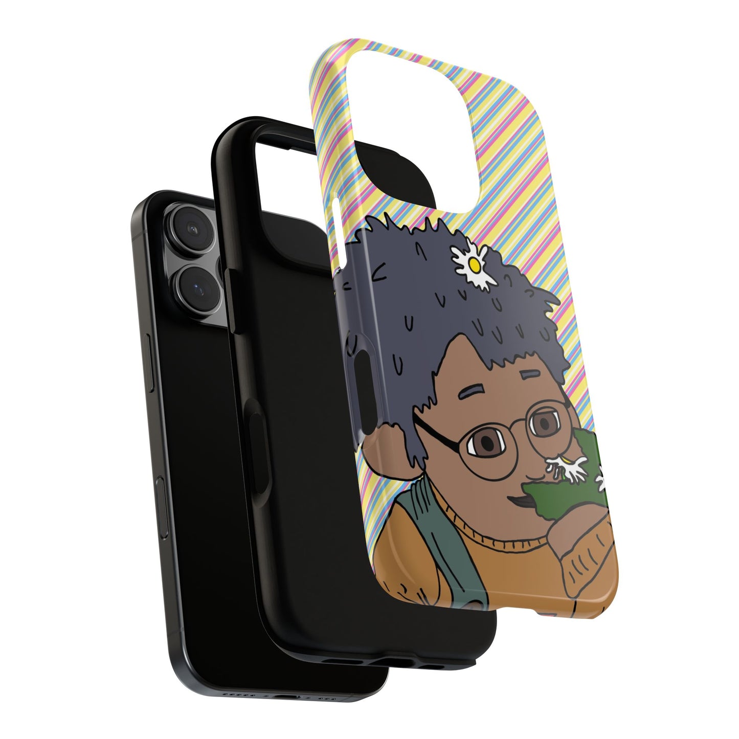Cute Flowers Tom Phone Case —
