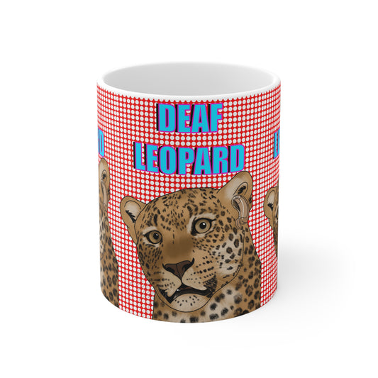 Deaf Leopard/ Def Leppard | Funny Mug | More Jam
