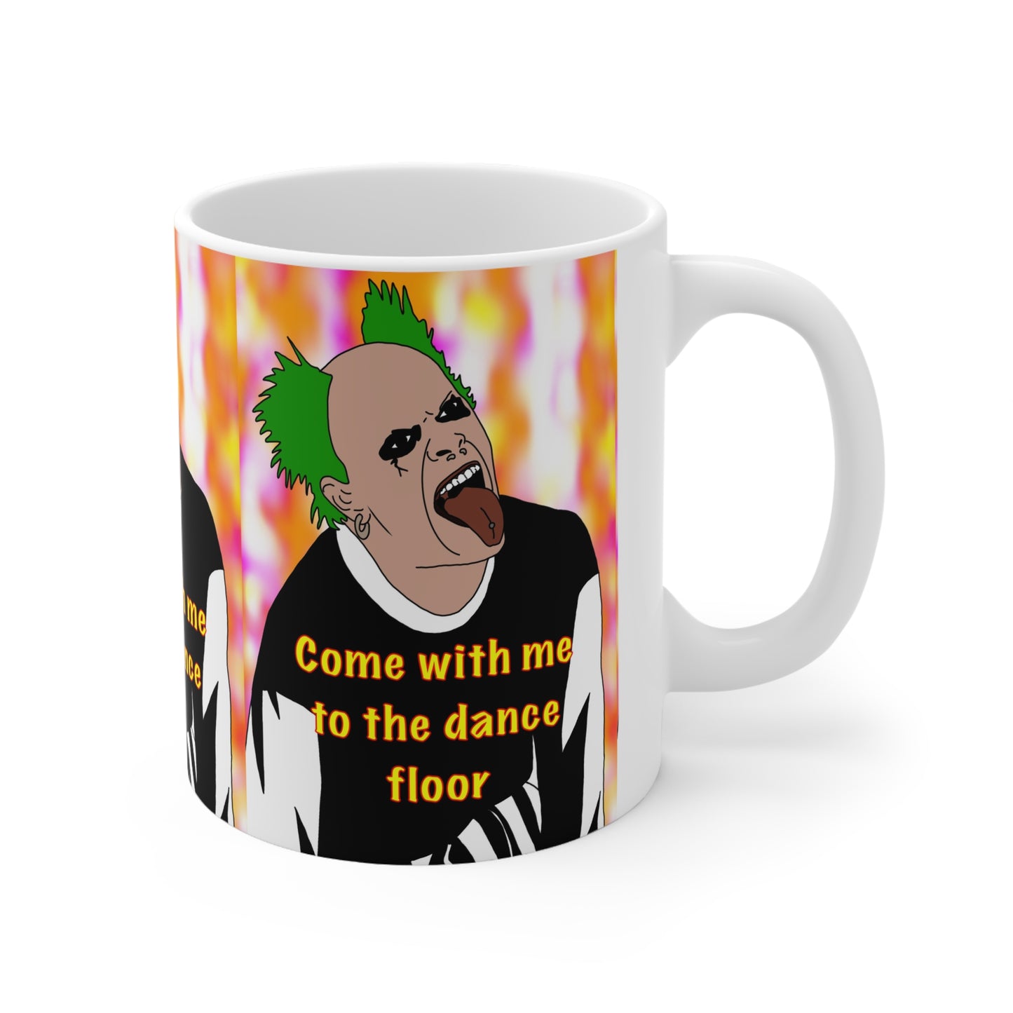 Prodigy Ceramic Mug — "Come With Me to the Dance Floor" Coffee Cup (11oz & 15oz)