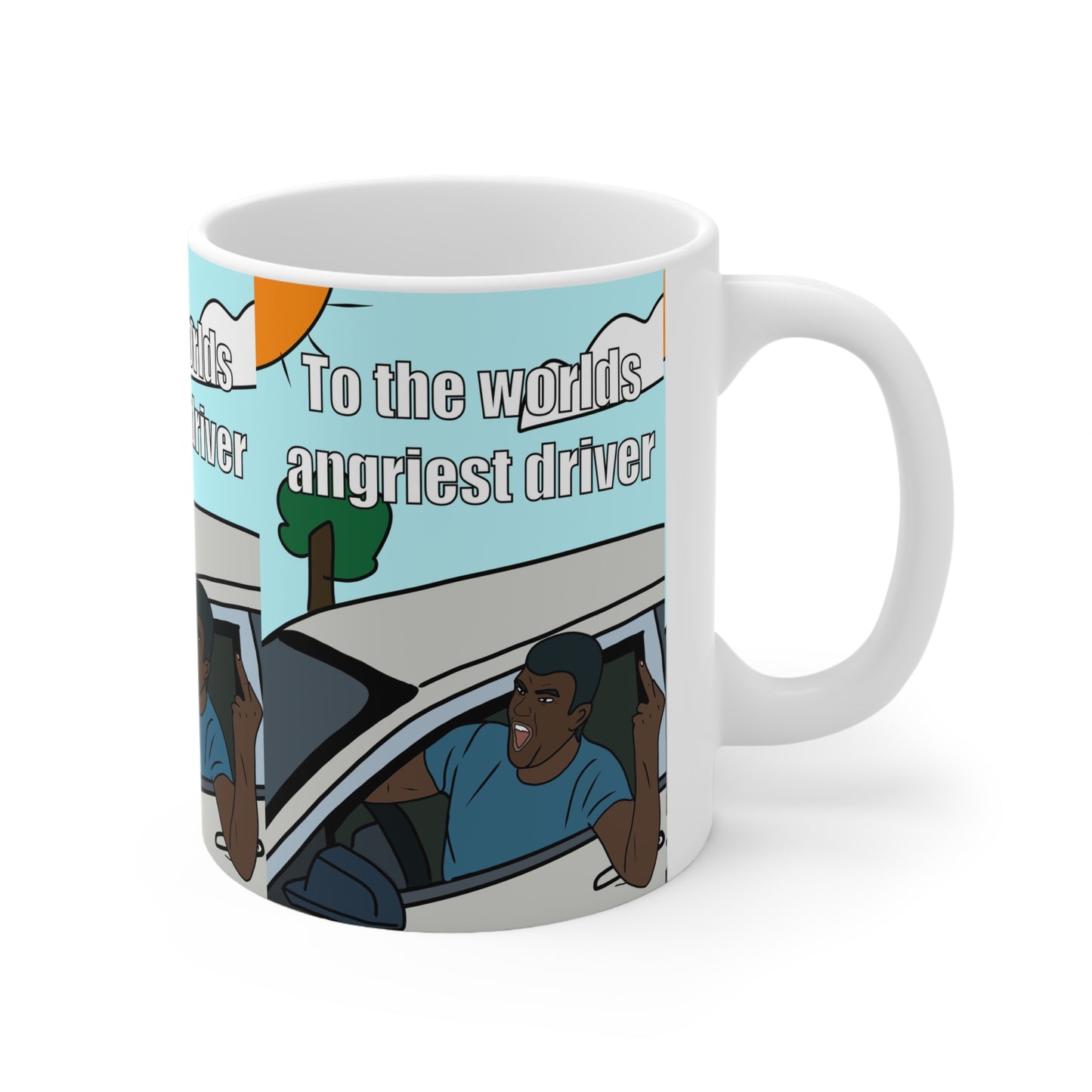 Angry Driver | Funny Mug | More Jam