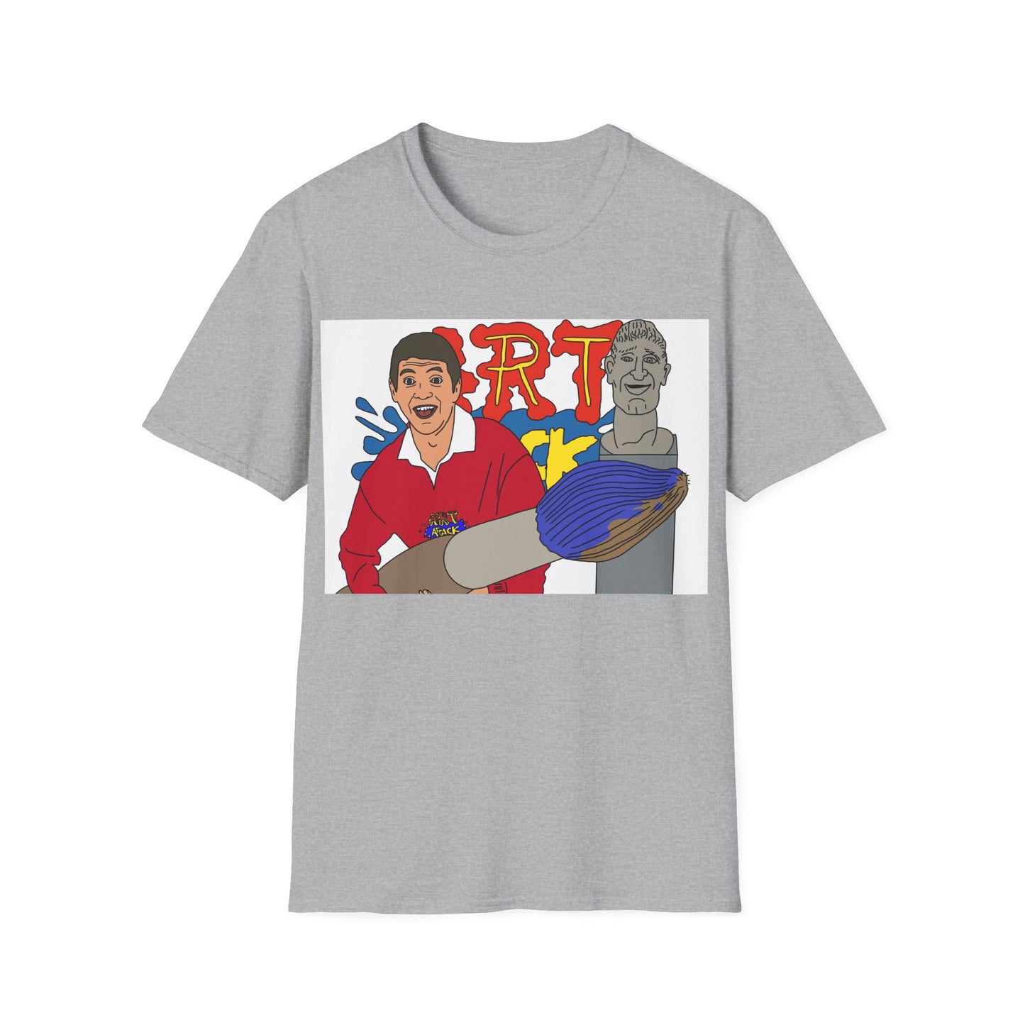 Art Attack 90s T-Shirt — Funny Graphic Tee