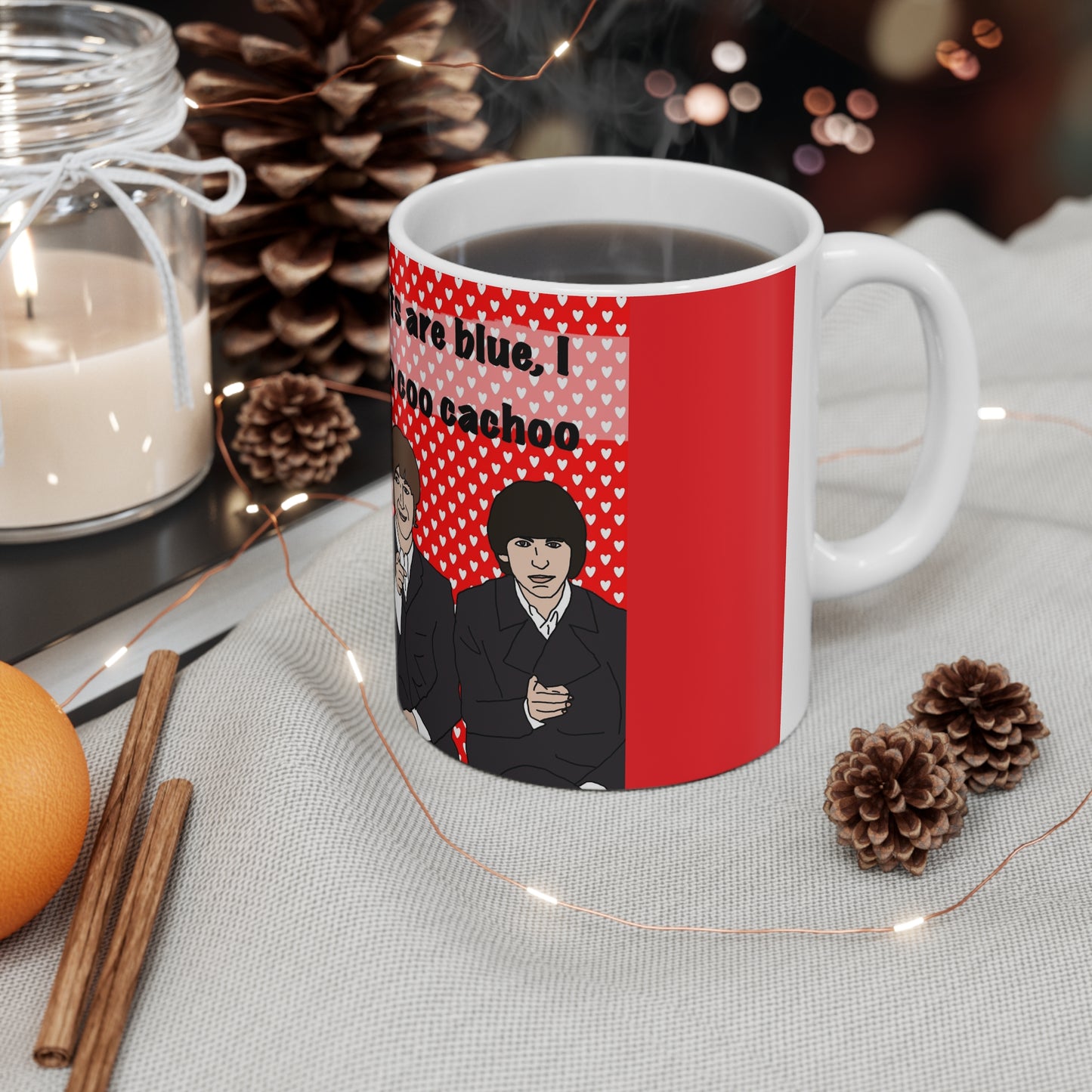 Beatles "I Am the Walrus" Valentine Mug