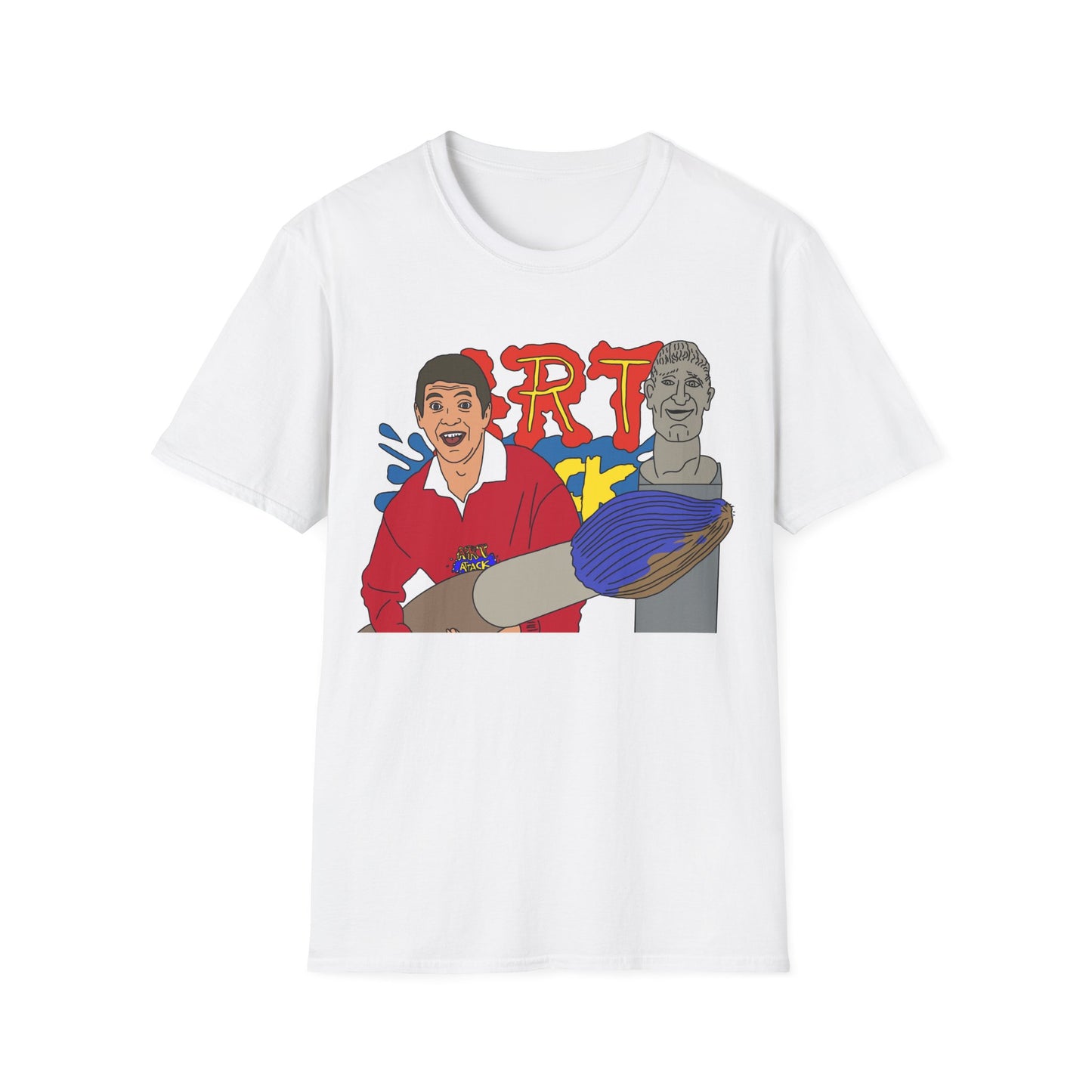 Art Attack 90s T-Shirt — Funny Graphic Tee