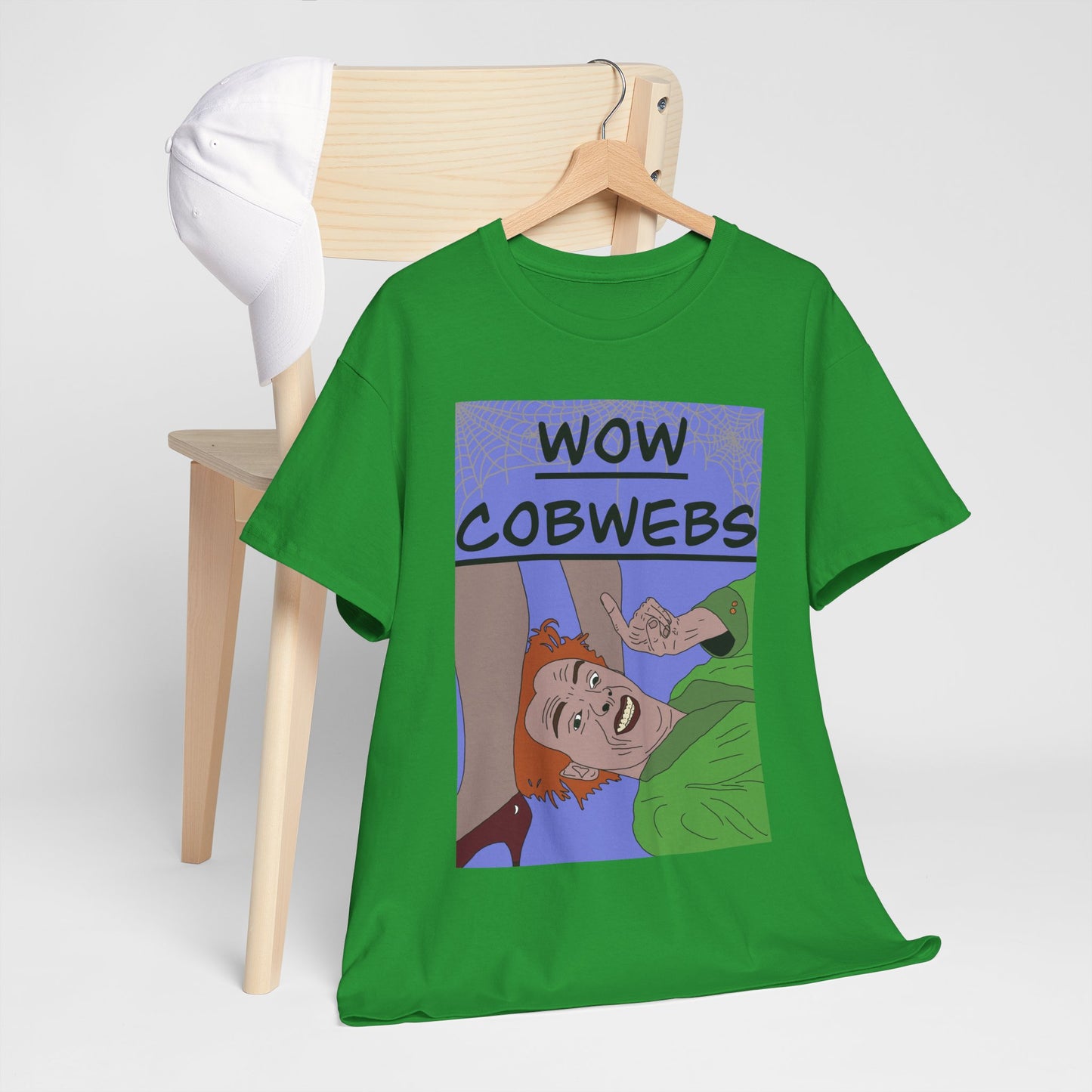 Drop Dead Fred T-Shirt — Funny "Wow Cobwebs" Retro Cartoon Tee