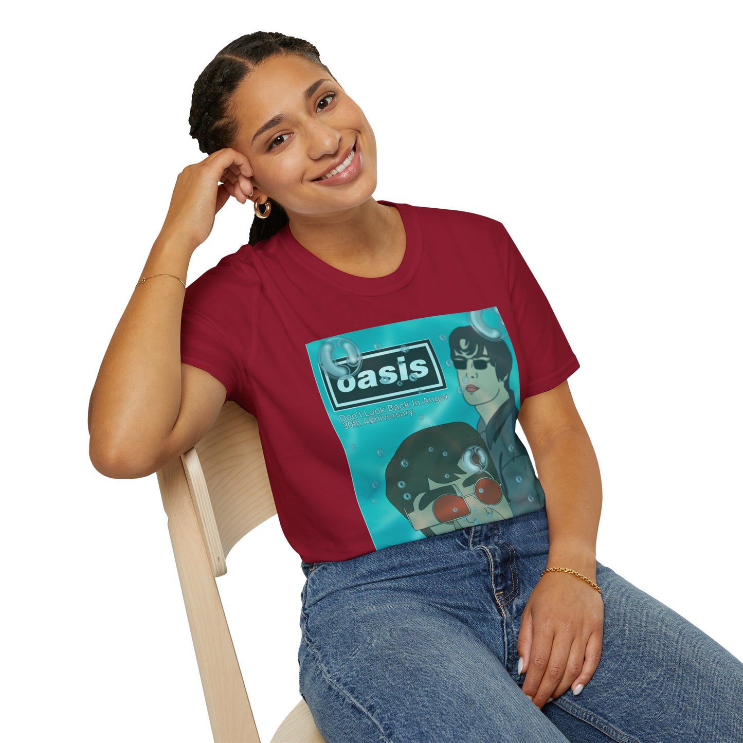 Oasis Don’t Look Back In Anger 30th Anniversary T Shirt | More Jam