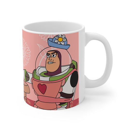 Tea with Buzz Lightyear Ceramic Mug — Cute