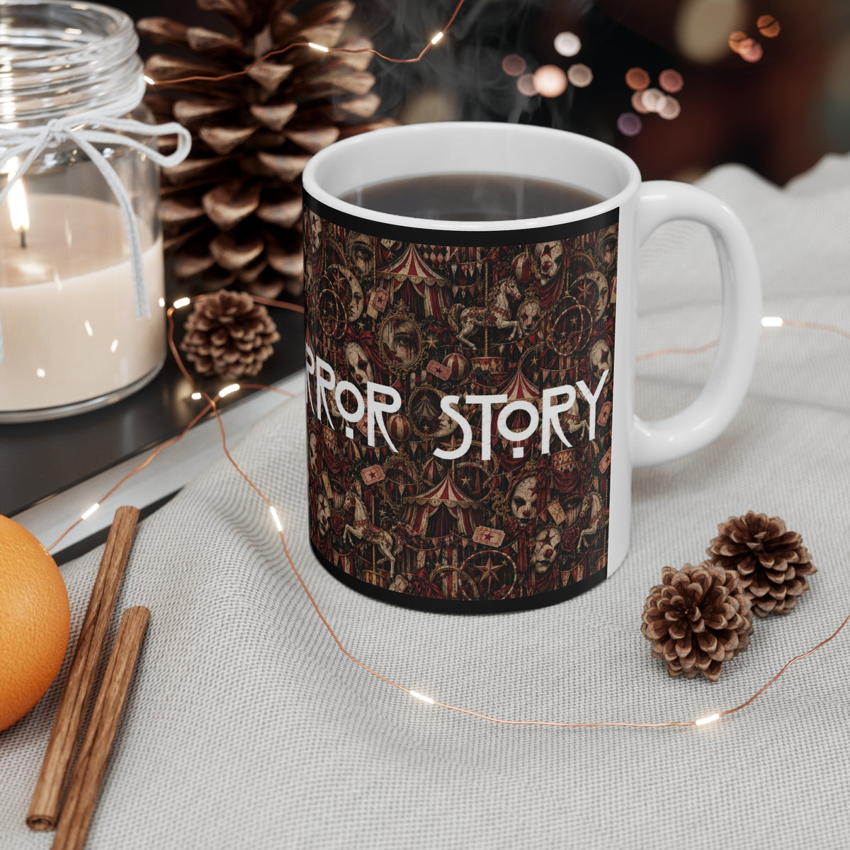 American Horror Story | Clown Pattern Mug | More Jam