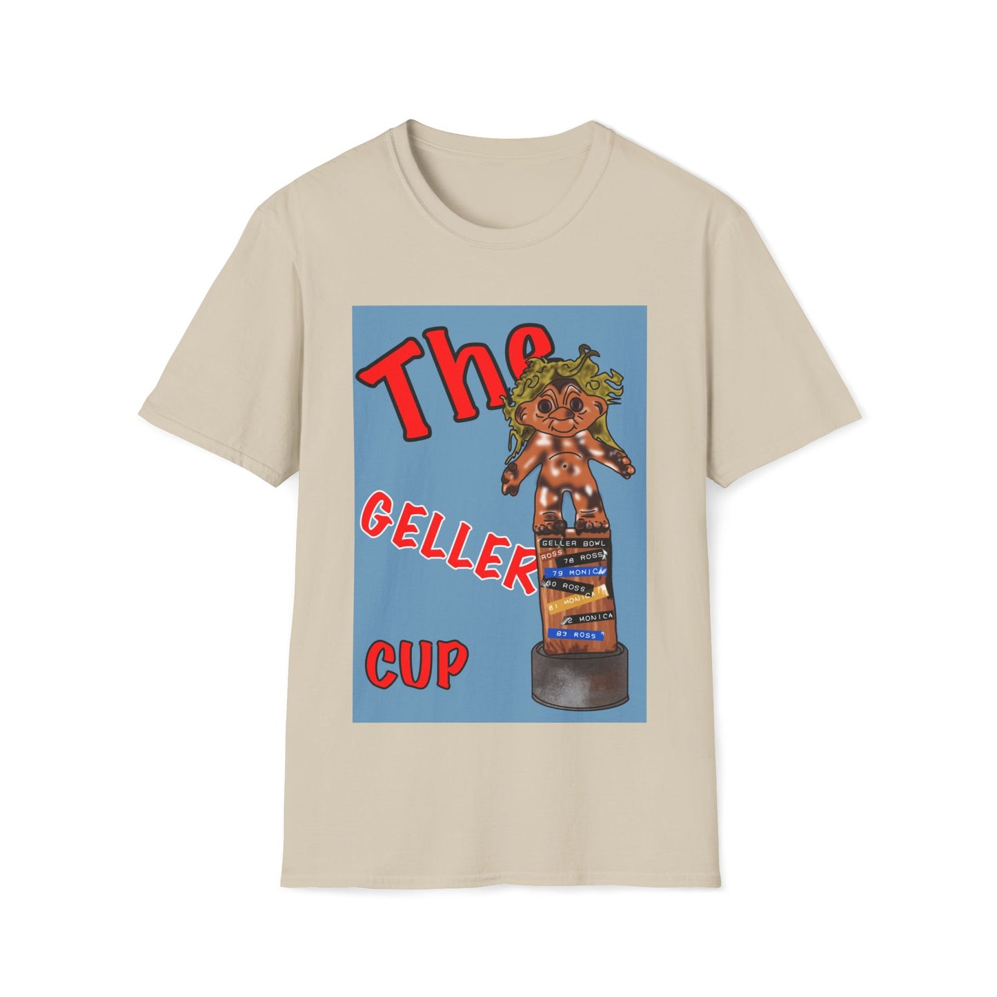 Friends TV Show Geller Cup T-Shirt — Retro Trophy Graphic Tee
