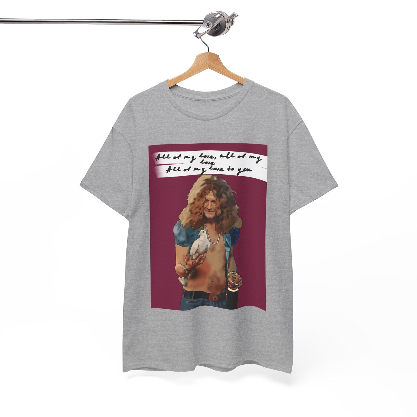 Robert Plant Led Zeppelin lyrics t shirt