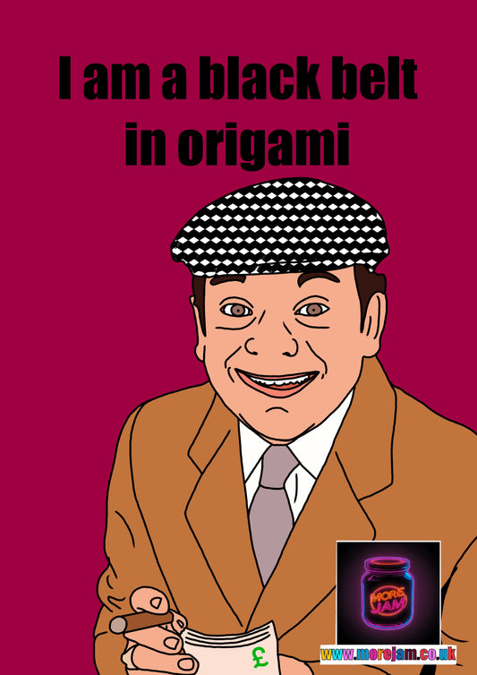 Del Boy Black Belt In Oragami | Funny BBC Comedy Only Fools & Horses Card | More Jam