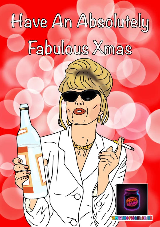 Absolutely Fabulous | Funny Christmas Card | More Jam