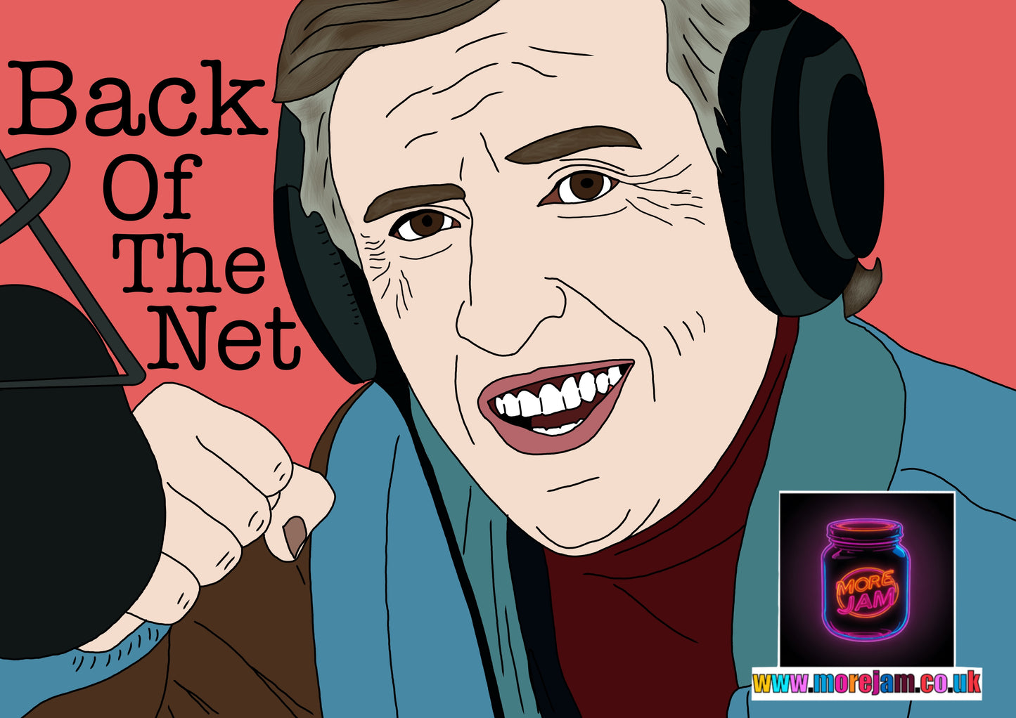  Alan Partridge Back O The Net Funny Birthday Card - More Jam