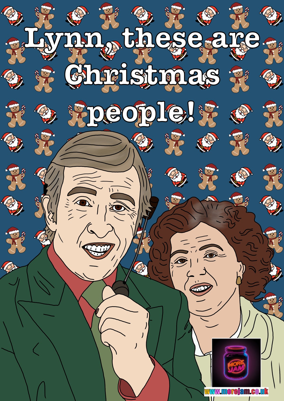 Alan Partridge Lynn These Are Christmas People | Funny Christmas Card | More Jam