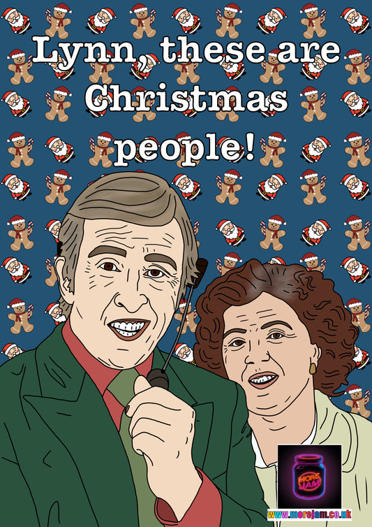 Alan Partridge Lynn These Are Christmas People | Funny Christmas Card | More Jam