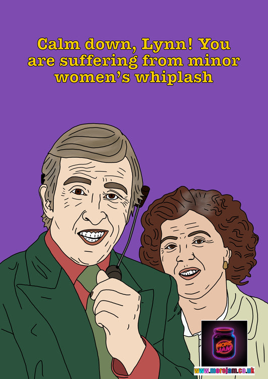 Alan Partridge Minor Women’s Whiplash Funny Card - More Jam