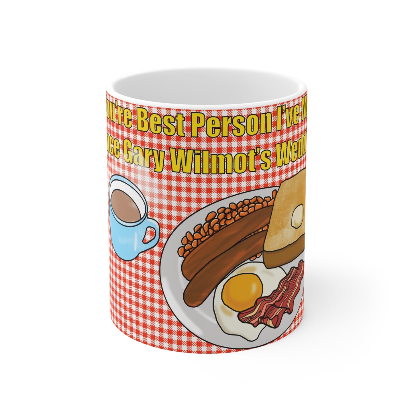 Alan Partridge "You're Best Person I've Met Since Gary Wilmot's Wedding" BBC Comedy Series Mug