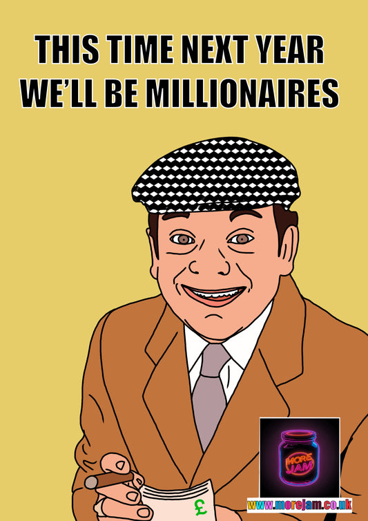 Del Boy This Time Next Year We’ll Be Millionaires | Funny BBC Comedy Only Fools & Horses Card | More Jam