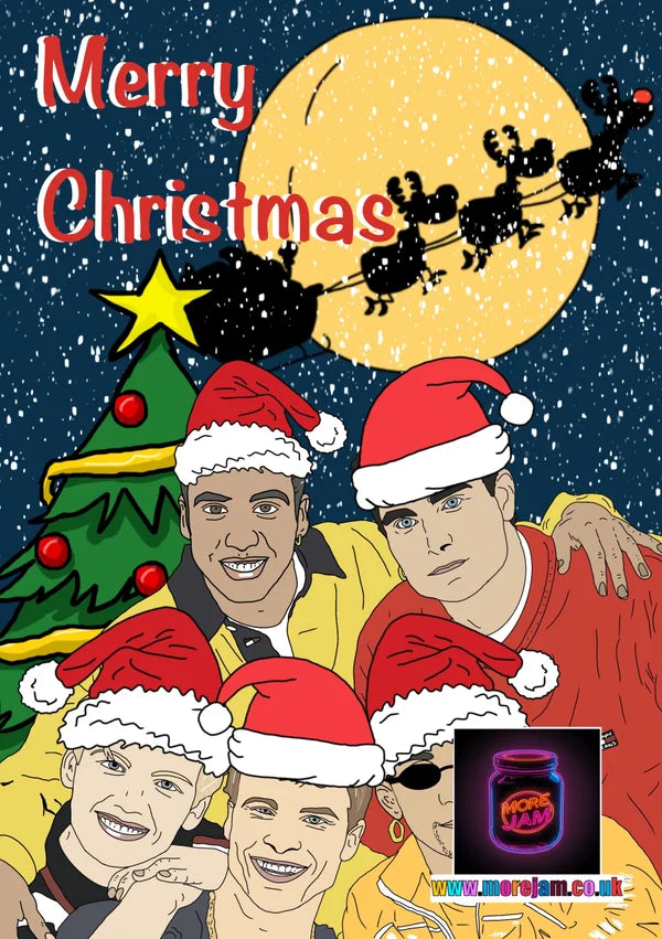 Backstreet Boys | Funny Christmas Card | More Jam