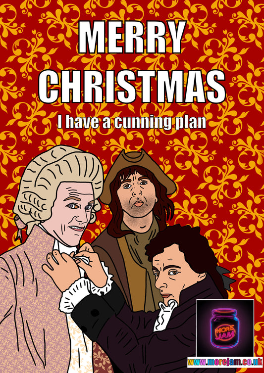 Blackadder | Funny Christmas Card | More Jam