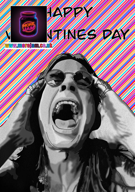 Valentine’s Day Card Ozzy Osbourne