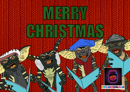 Christmas Card Gremlins Christmas Carols