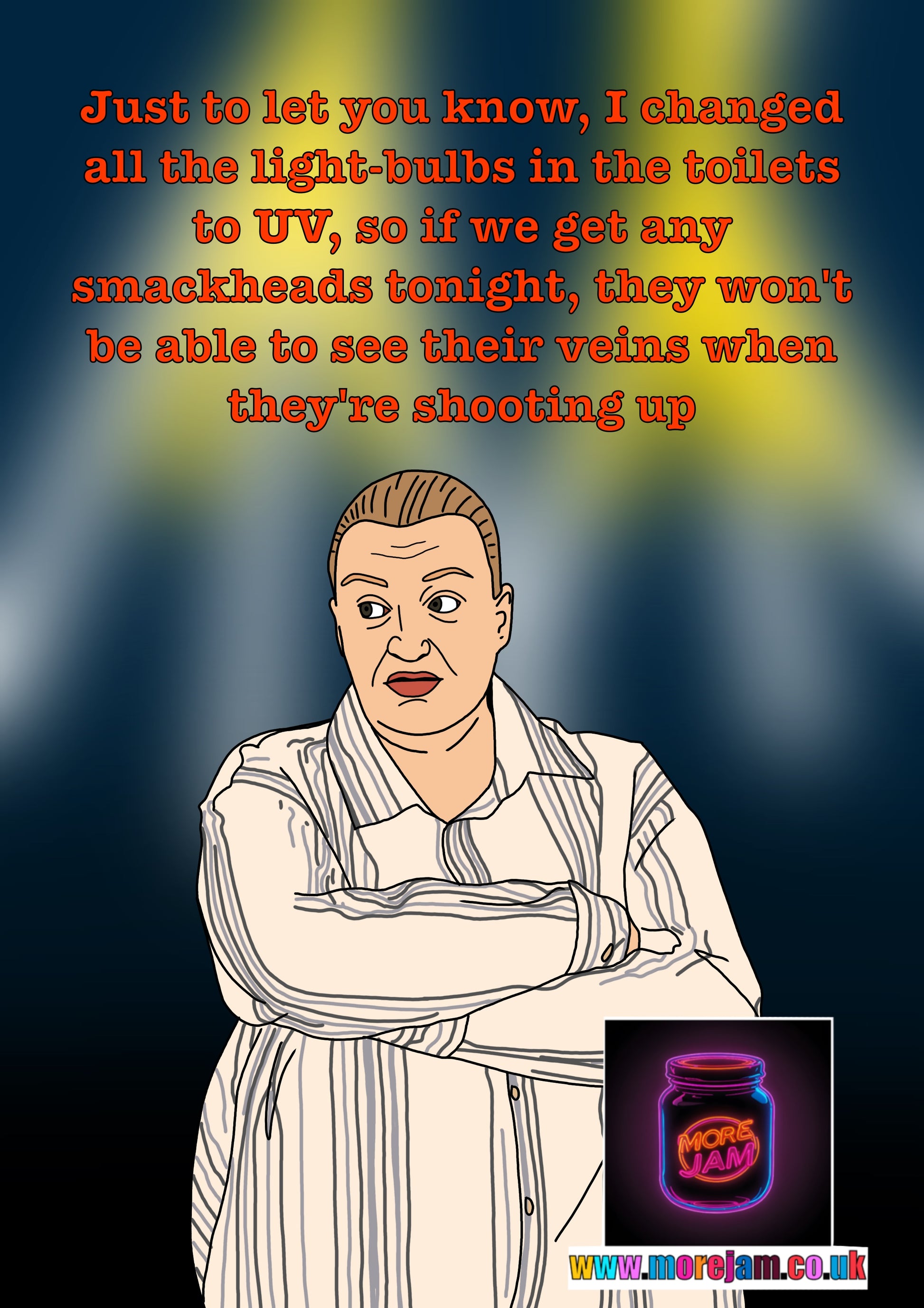 Changed The Light bulbs This Country - Funny Birthday Card - More Jam