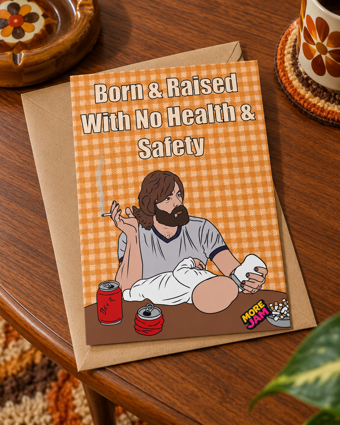 Born & Raised With No Health & Safety | Funny Birthday Card | More Jam