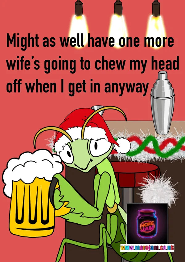 Christmas Drink Consequences | Funny Christmas Card  | More Jam