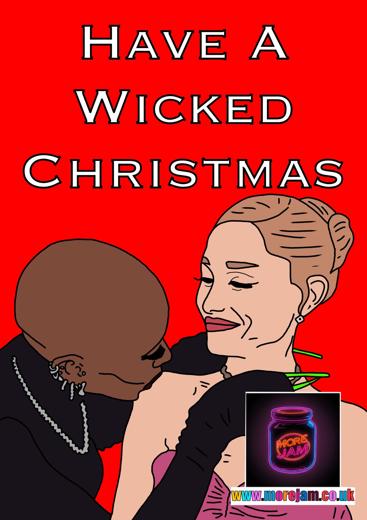 Cynthia Erivo Ariana Grande Wicked | Funny Christmas Card | More Jam