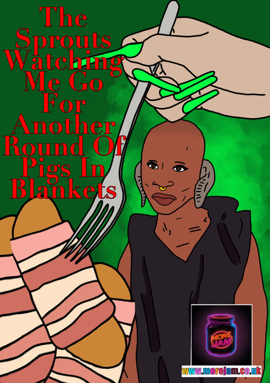Cynthia Erivo Jealous Sprout | Funny Christmas Card | More Jam