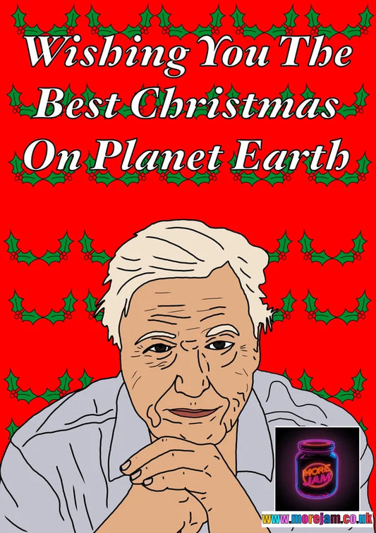 David Attenborough Best Christmas on Planet Earth | Funny Christmas Card | More Jam