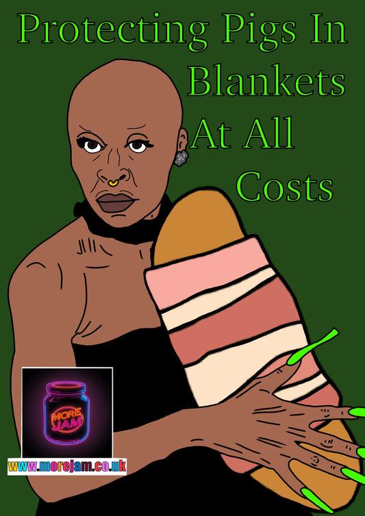 Christmas Card Cynthia Erivo Wicked Pigs In Blankets