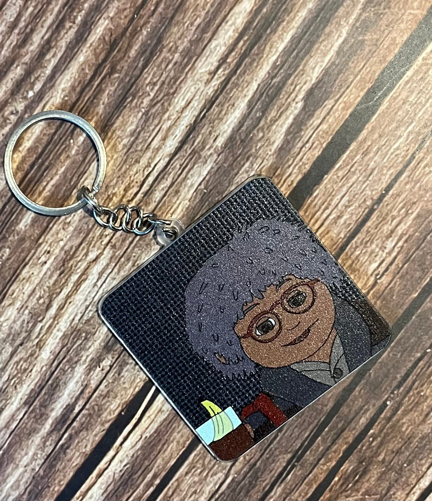 Tom Cocoa Banana Two Sided Keyring