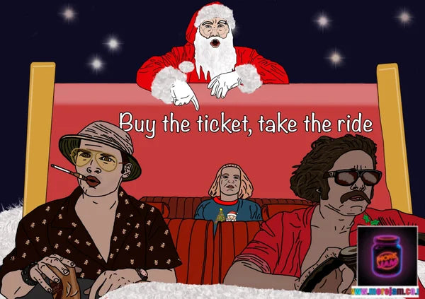 Fear & Loathing In Las Vegas | Funny Christmas Card | More Jam