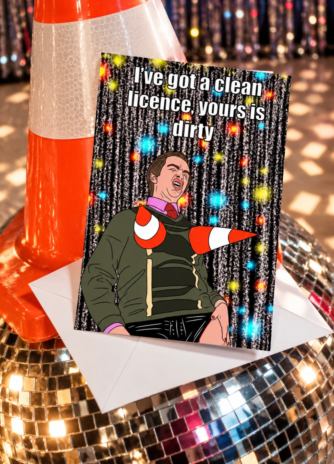 I've Got A Clean Licence, Yours Is Dirty | I’m Alan Partridge Card Funny BBC Comedy | More Jam