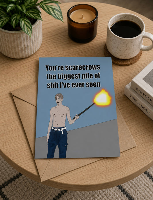 Kurtan Scarecrow Competition | Funny This Country Birthday Card | More Jam