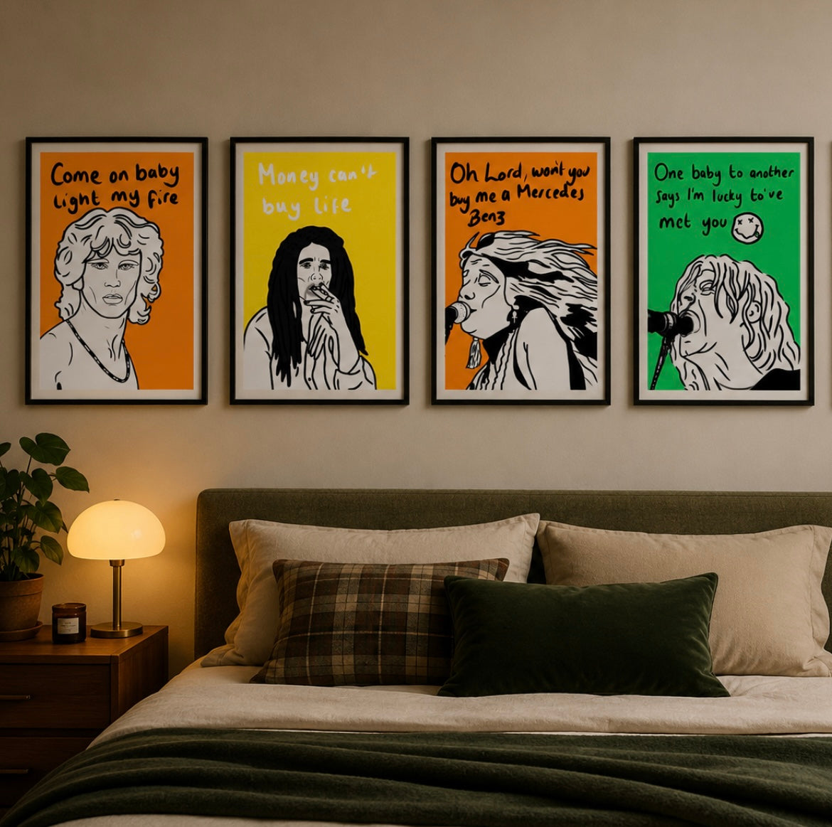 Bob Marley Prints UK | Unique A4 Wall Art | More Jam