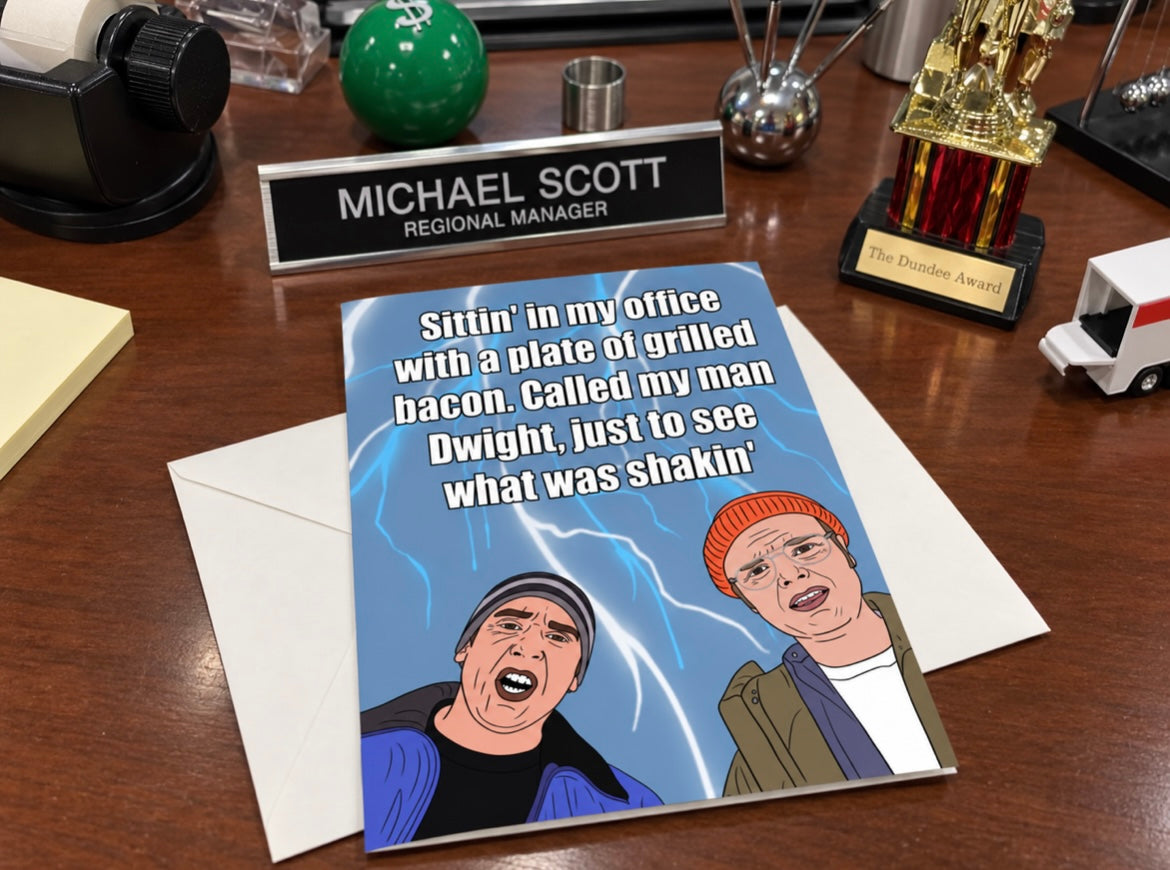 The Electric City | The Office Michael Scott Birthday Card | More Jam