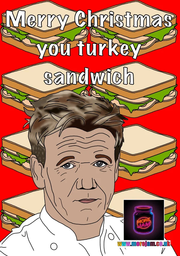 Gordon Ramsay Idiot | Funny Christmas Card | More Jam