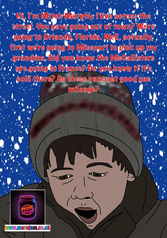 Home Alone Hi I'm Mitch Murphy | Funny Christmas Card | More Jam