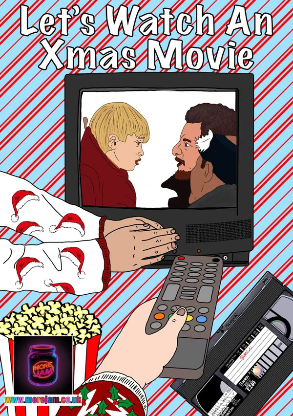 Home Alone Hung on the Door | Funny Christmas Card | More Jam
