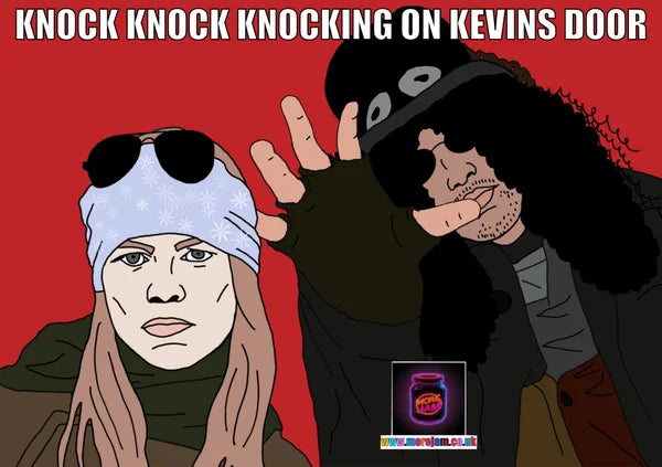 Home Alone X Guns N' Roses Knock Knock Knocking on Kevin's Door | Funny Christmas Card | More Jam
