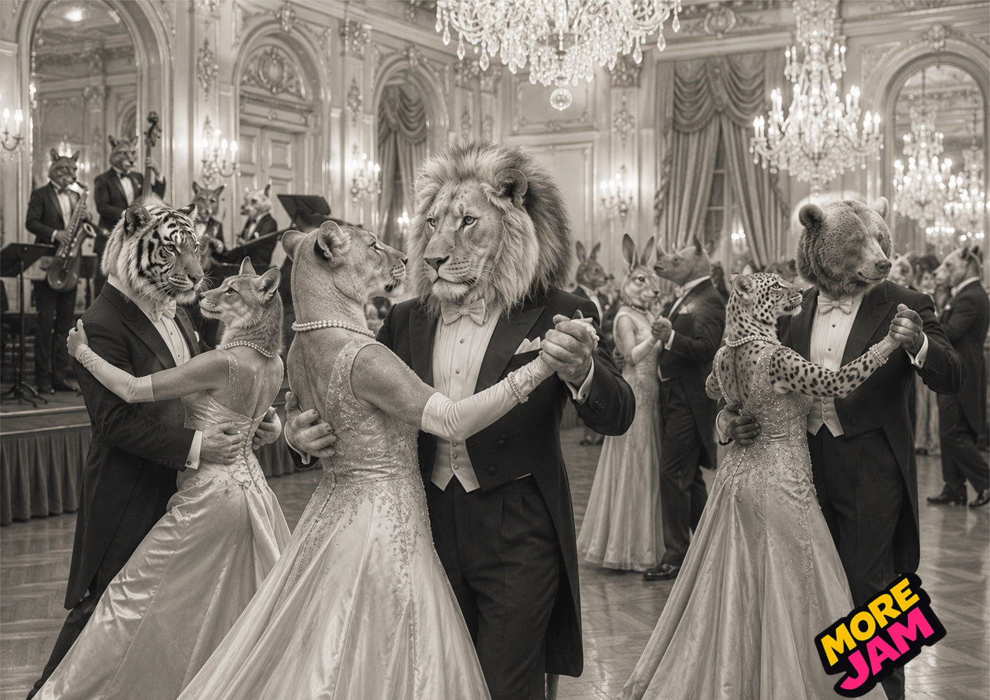 Sophisticated Ballroom One Print UK | Unique A4 Wall Art | More Jam