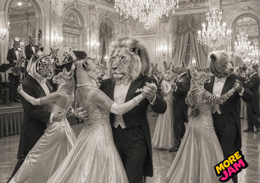 Sophisticated Ballroom One Print UK | Unique A4 Wall Art | More Jam