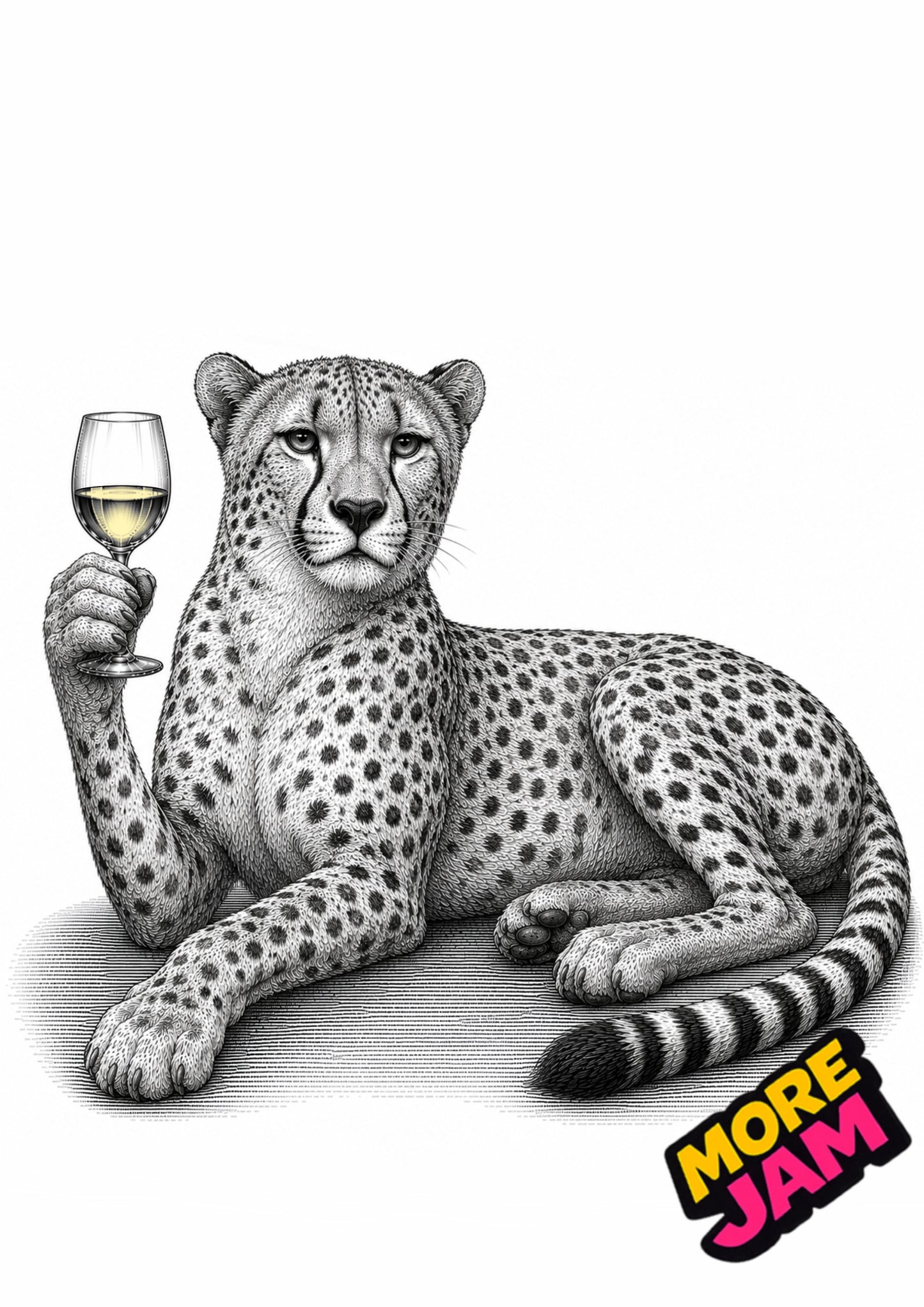 Sophisticated Cheetah Print UK | Unique A4 Wall Art | More Jam