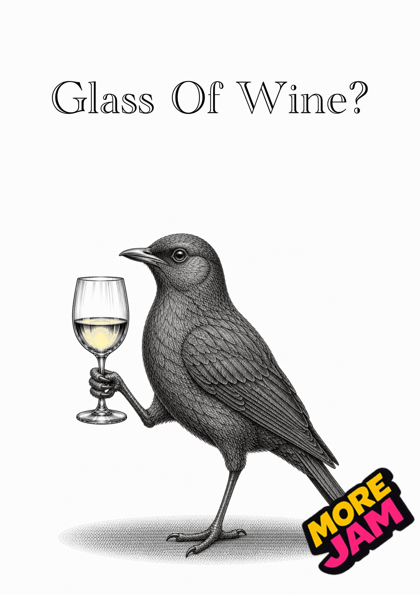 Sophisticated Bird | Funny Birthday Card | More Jam
