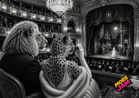 Sophisticated Opera Date Print UK | Unique A4 Wall Art | More Jam