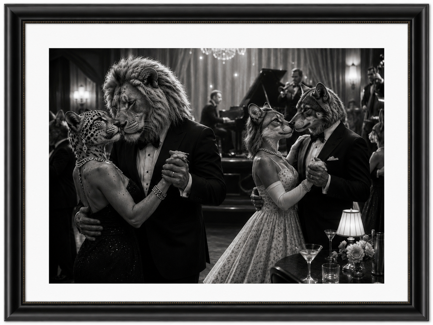 Sophisticated Slow Dancing Print UK | Unique A4 Wall Art | More Jam