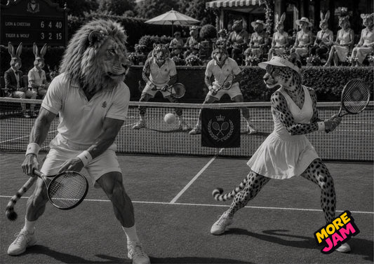 Sophisticated Tennis Print UK | Unique A4 Wall Art | More Jam